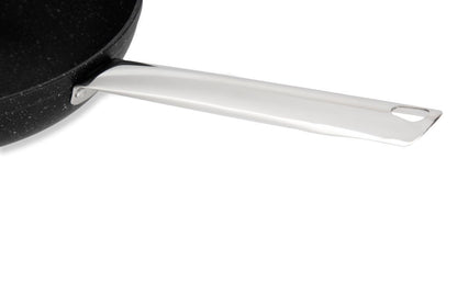 Padella wok antiaderente, alluminio forgiato, 28 cm