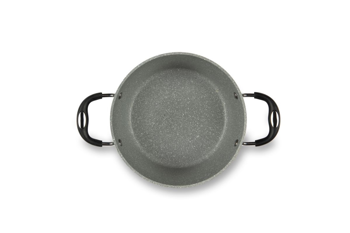Pentola antiaderente, effetto pietra, 24 cm