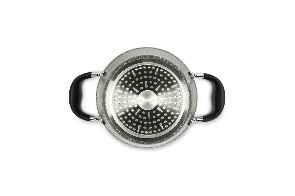 Pentola antiaderente, effetto pietra, 20 cm