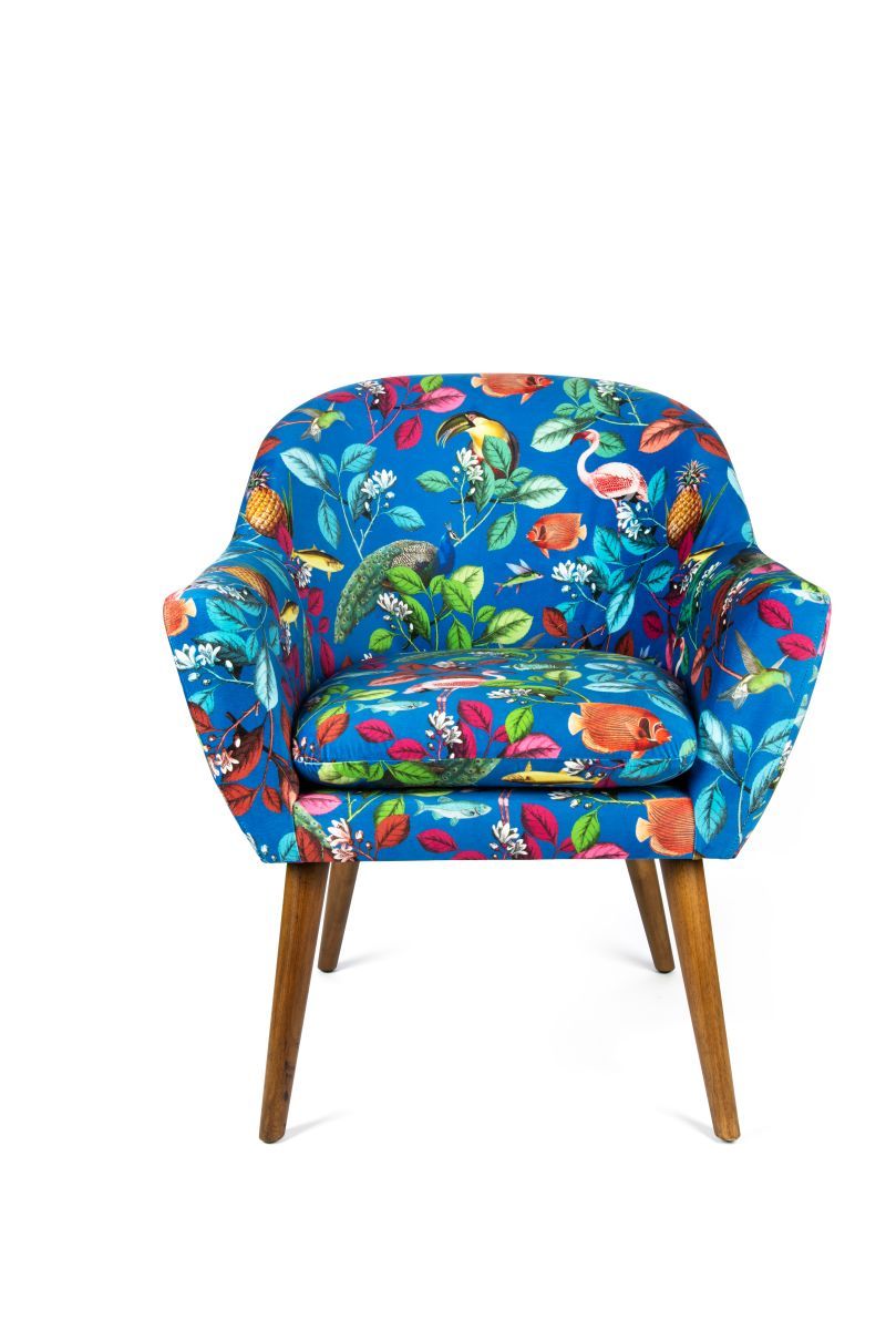 Poltrona RHAPSODY, animali e fauna, multicolore
