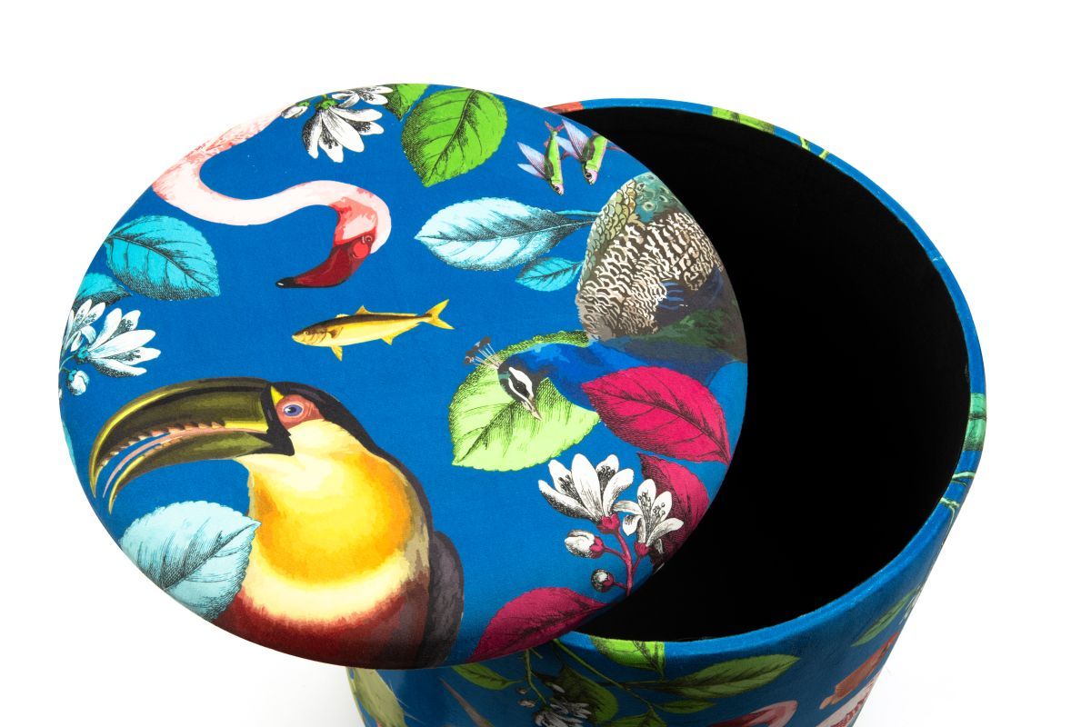 Pouf RHAPSODY con contenitore, imbottito