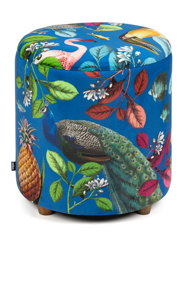 Pouf RHAPSODY con contenitore, imbottito