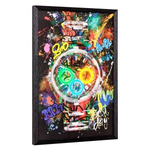 Quadro Orologio con luce Led
