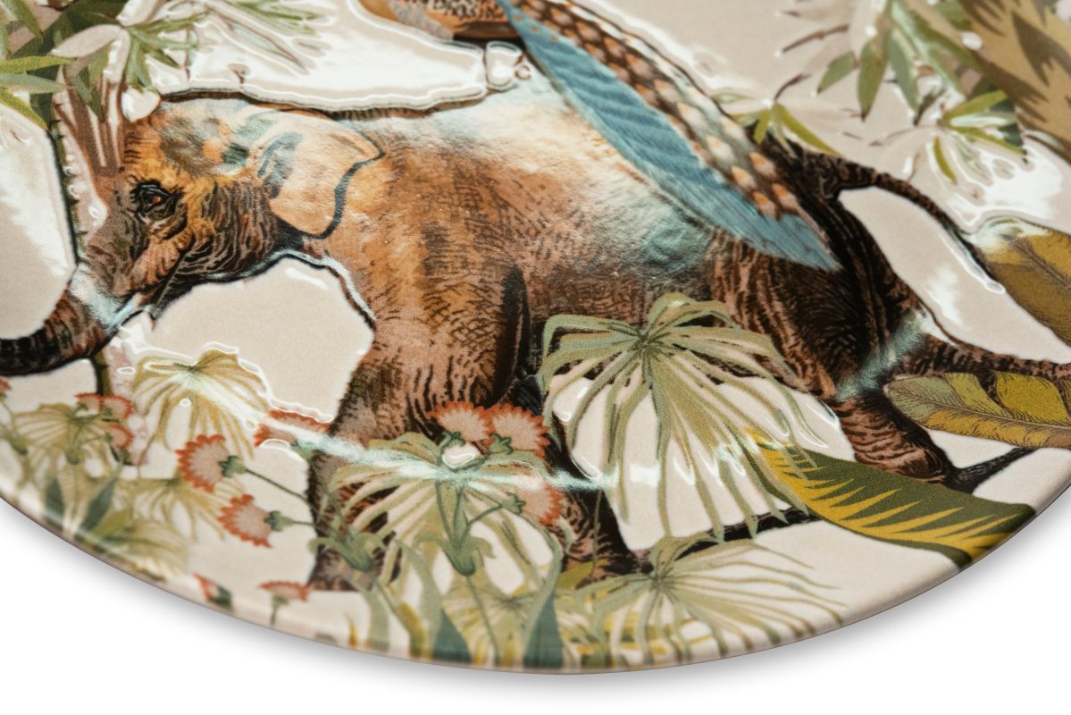 Servizio piatti KABIR , eclettico, ceramica, 12 pezzi