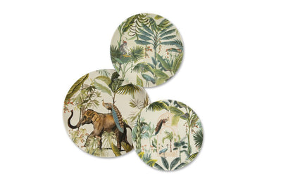 Servizio piatti KABIR , eclettico, ceramica, 12 pezzi