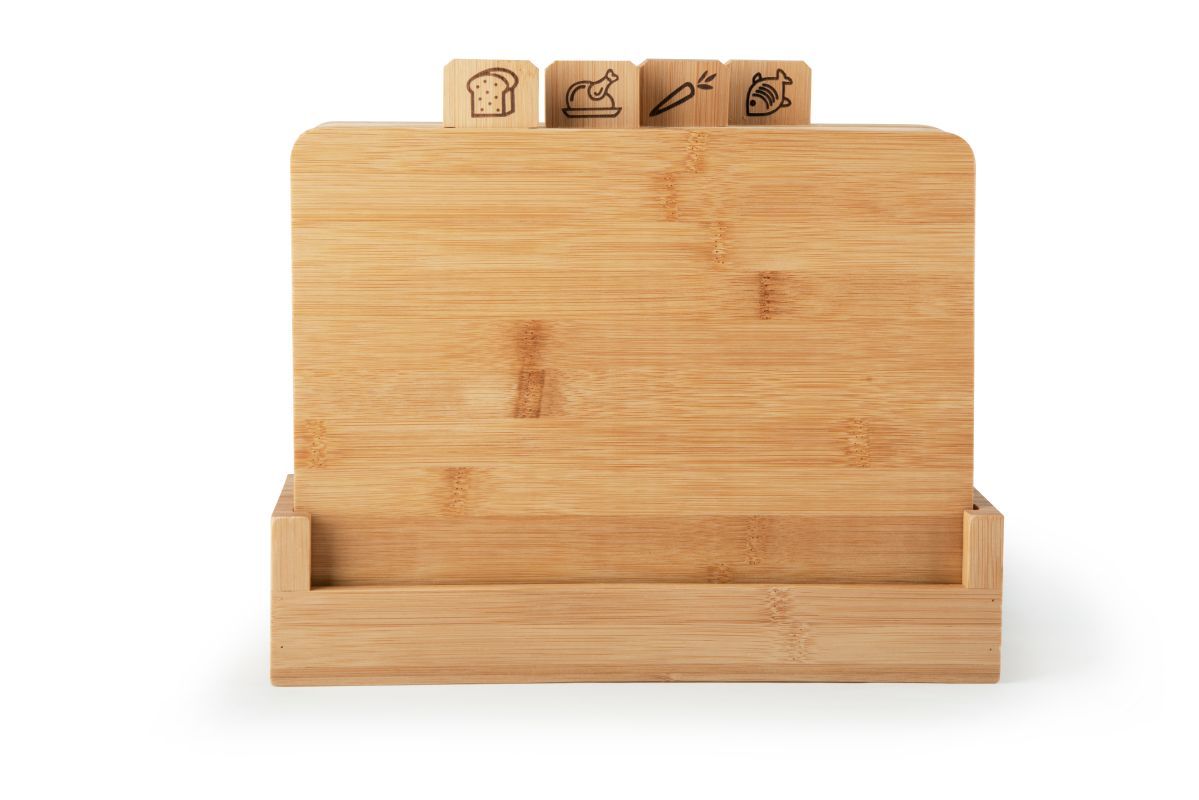Taglieri, 4 pezzi, bambù