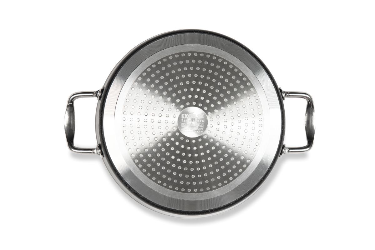 Casseruola antiaderente, alluminio forgiato, 28 cm