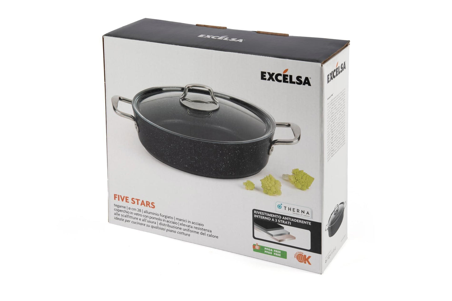 Casseruola antiaderente, alluminio forgiato, 28 cm