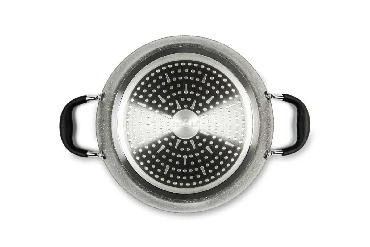 Tegame, antiaderente, effetto pietra, 28 cm