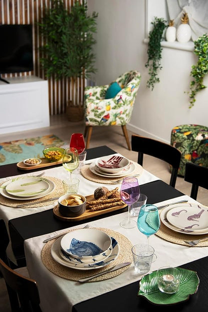Vassoio Ovale, Piatto a Servire, Realizzato in Bambù (Cm. 33 x 11) Eco-living Excelsa